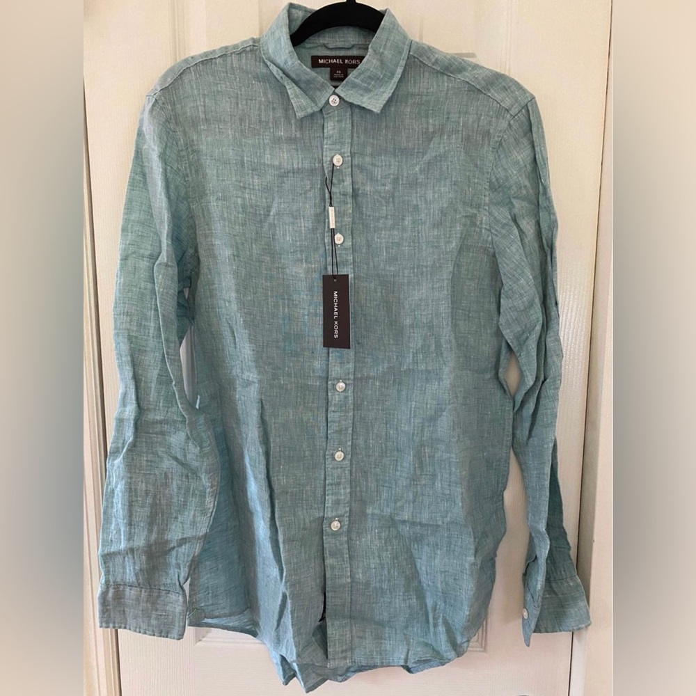 Michael Kors NEW Linen Shirt